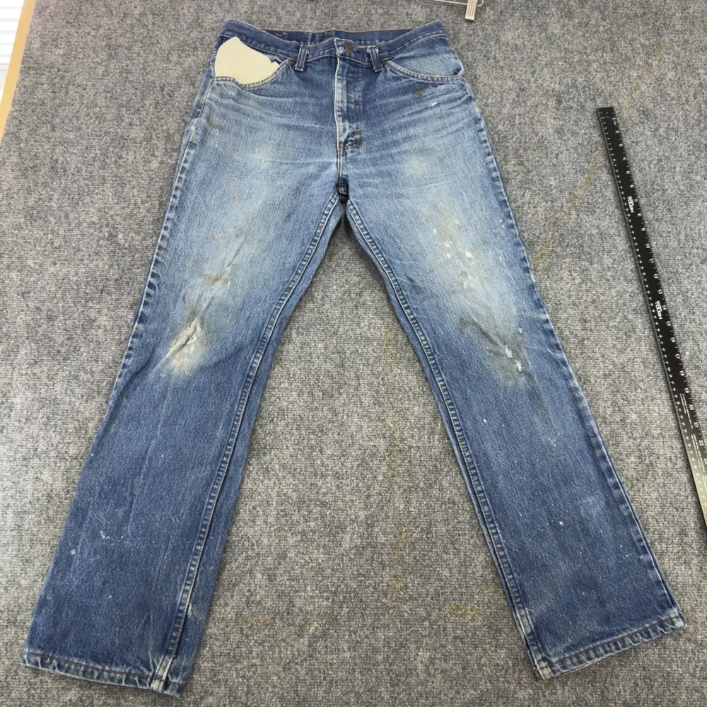 Vintage Sears Roebuck 80s Straight Leg Jeans Made in USA Blue Size 31x29